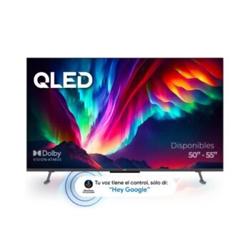 Televisor Kalley 55" Pulgadas - 139 Cm 4K-UHD QLED - Smart Tv - Google Tv